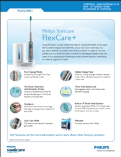 Philips Sonicare Toothbrush Comparison Chart Best Picture Of Philips Sonicare Flexcare Fact Sheet